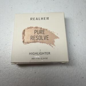 RealHer Pure Resolve Highlighter 4g / 0.14 oz New In Box